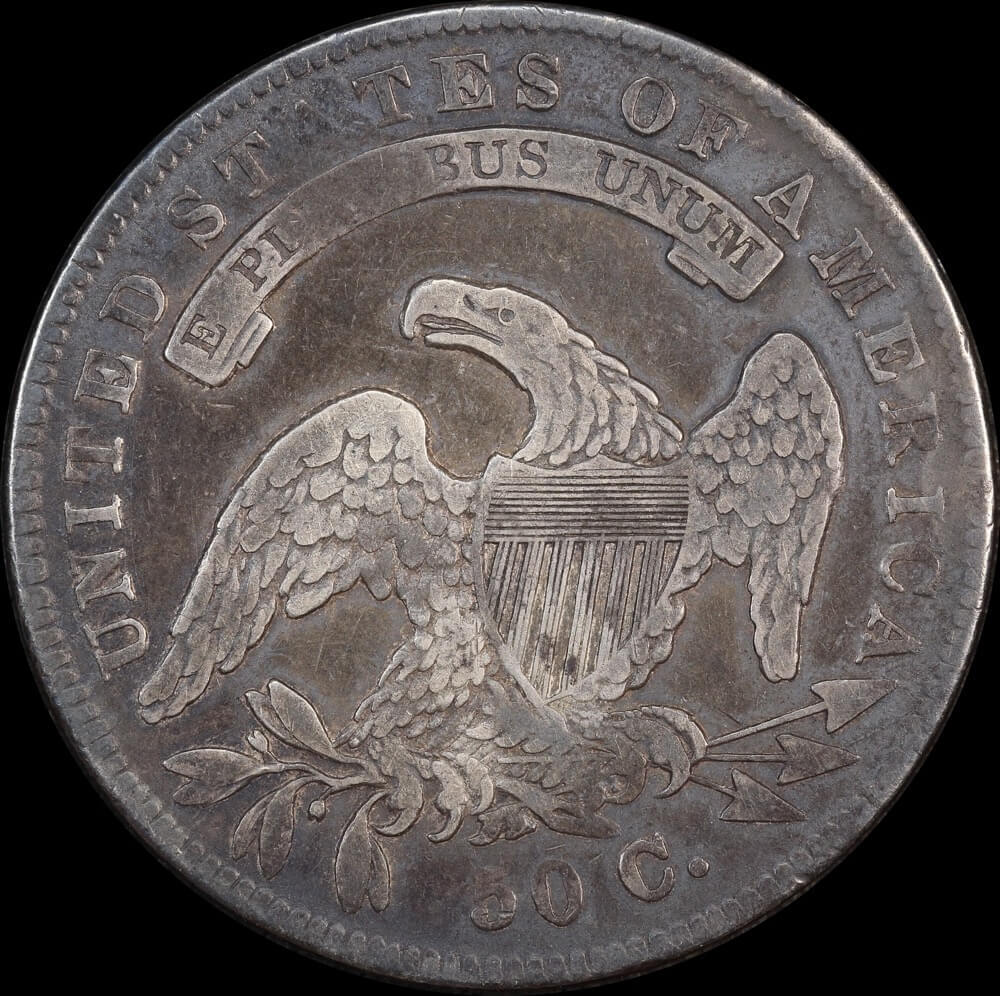 USA 1834 Silver Capped Bust Half Dollar KM#65 Very Fine product image