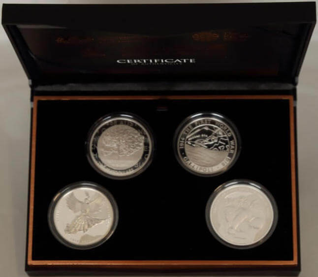 2015 Silver 4 Coin Set Gallipoli Landing Centenary product image