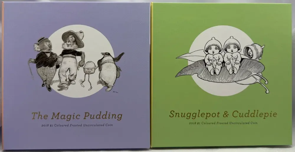 2018 1 Dollar Uncirculated 2 Coin Set Treasured Australian Stories product image