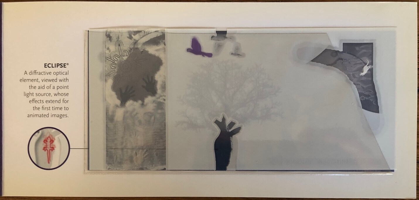 2013 Concept / Test Note by Innovia Eclipse Security Feature