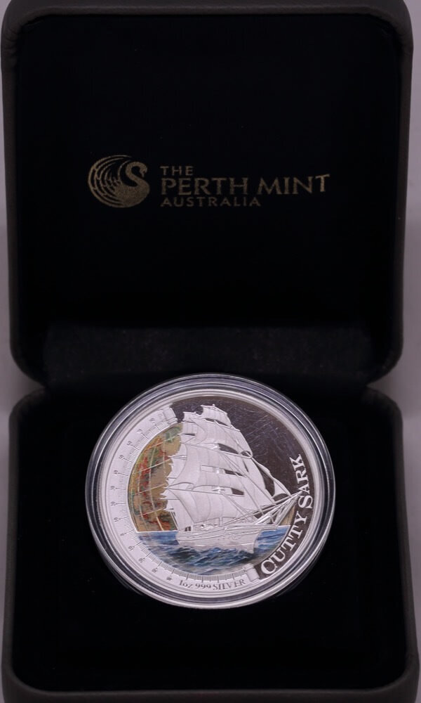 Tuvalu 2012 Silver Proof 1 Dollar Ships That Changed the World Cutty Sark product image