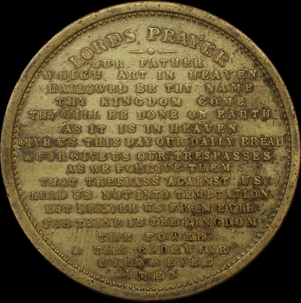 EW Cole Gilt Bronze Token 1879 ~ 1903 D49 / C63 Extremely Fine