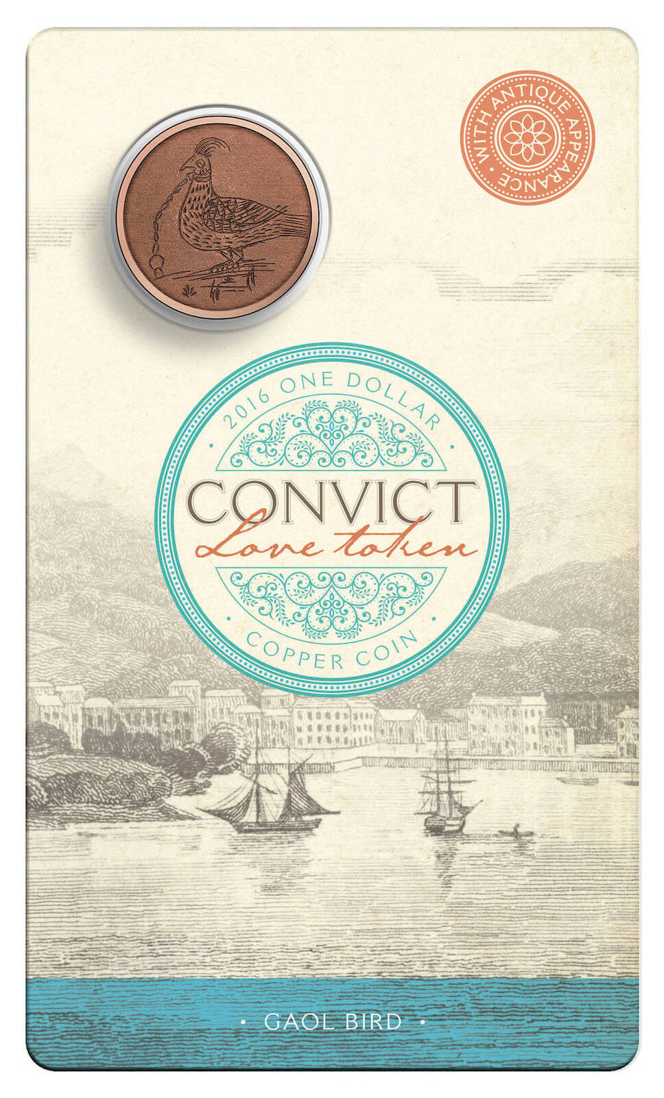 2016 1 Dollar Uncirculated 3 Coin Set Convict Love Tokens product image