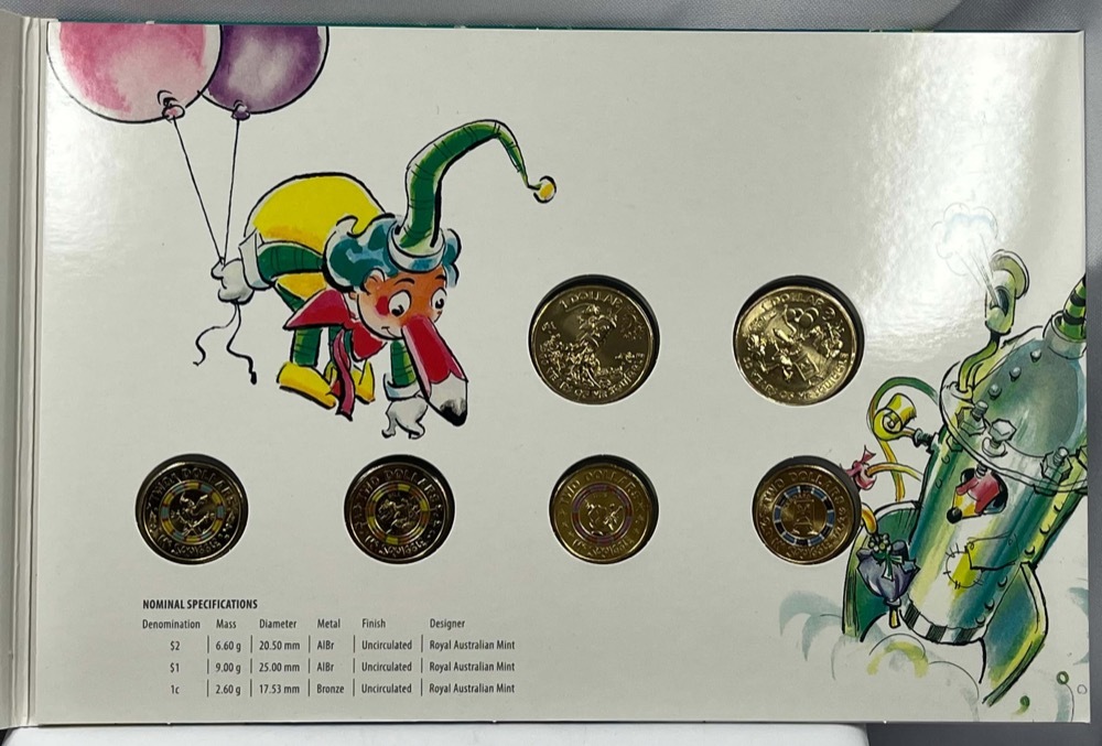 2019 Coin Collection Mr Squiggle and Friends product image