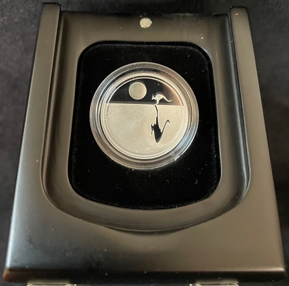 2014 Silver One Dollar Proof Coin Kangaroo at Sunset product image