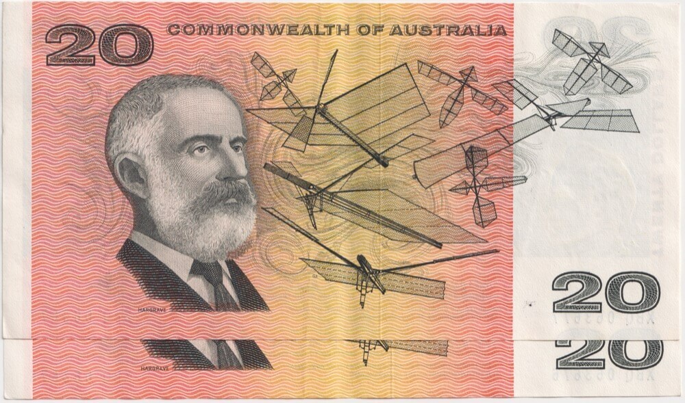 1968 $20 Note Consecutive Pair Coombs/Randall R402 EF