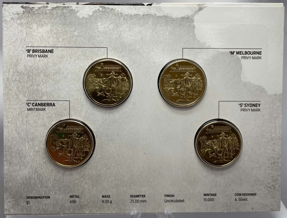 2019 $1 Four Coin Privy Mark Set The Bold The Bad and the Ugly - Kelly Gang product image