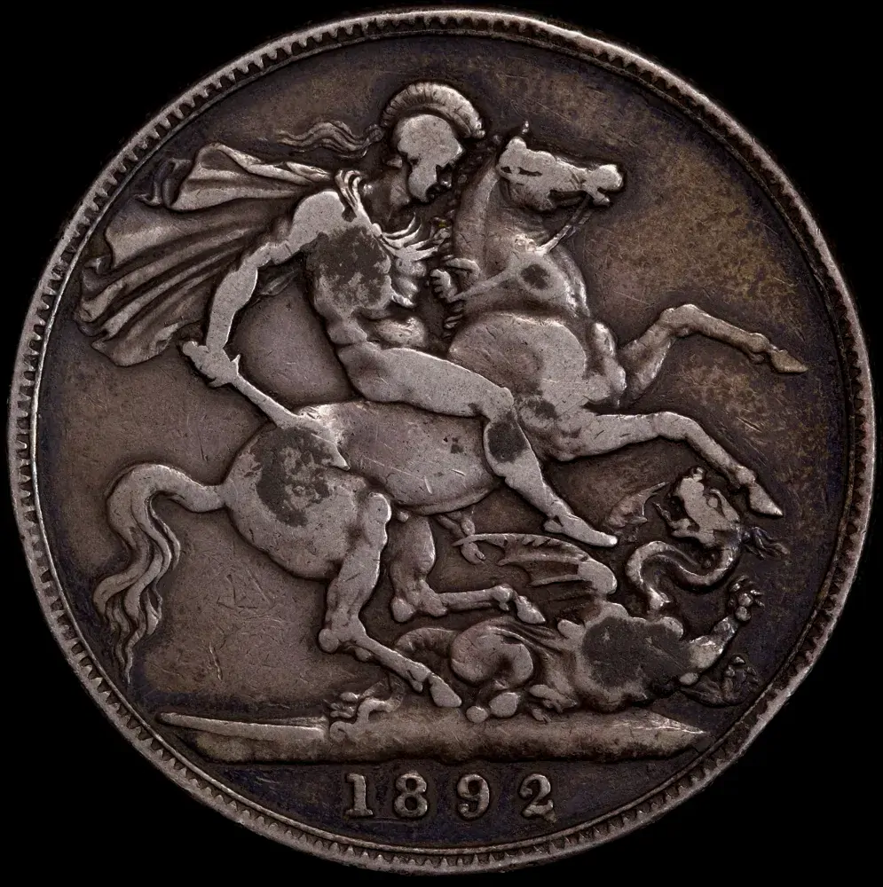 1892 Silver Crown Victoria S#3921 Good Fine product image