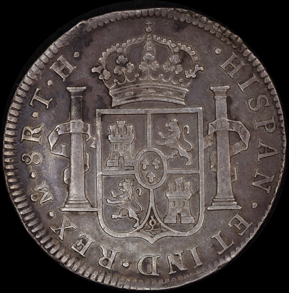 Mexico 1804 Silver 8 Reales ex Rapid shipwreck KM# 109 AVF