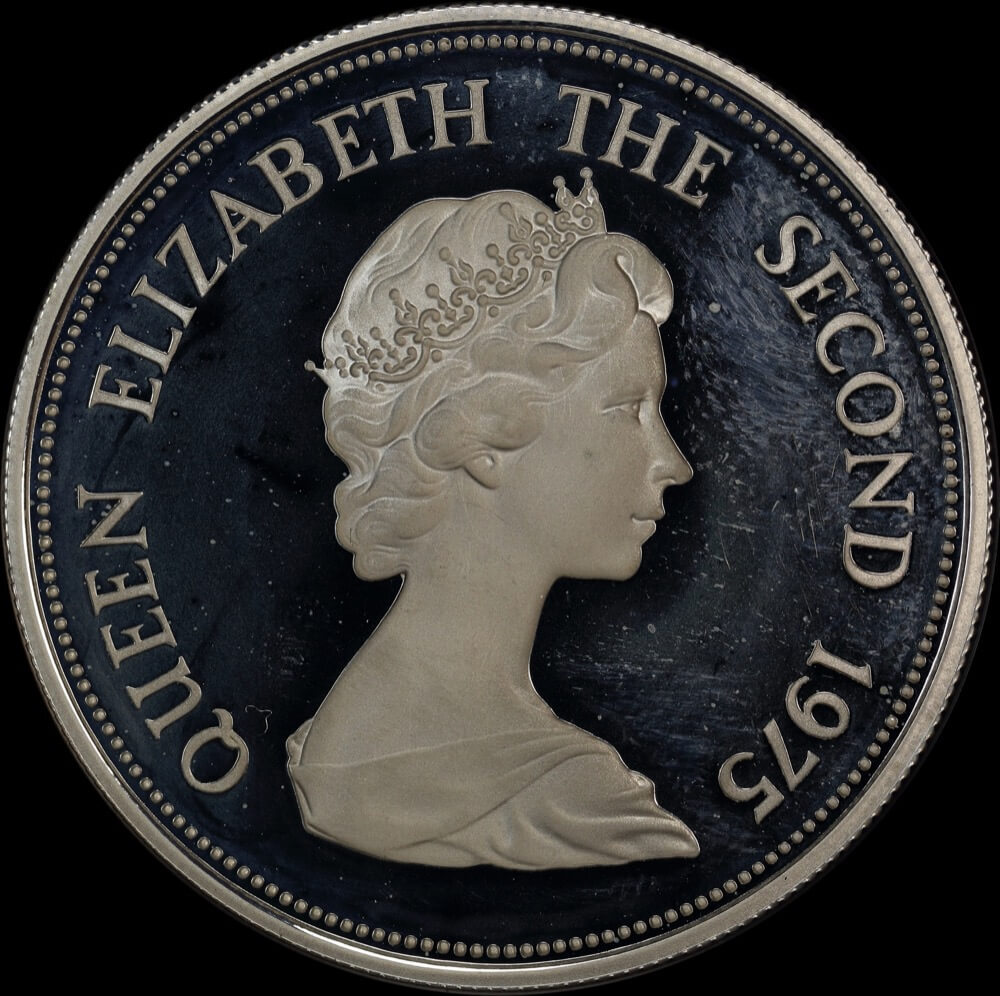 Mauritius 1975 Silver Proof 50 Rupees - Hawk KM# 41a  product image