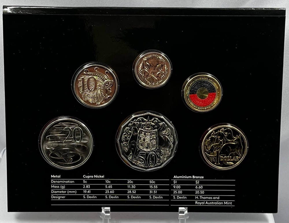 Australia 2021 Uncirculated Mint Coin Set Aboriginal Flag