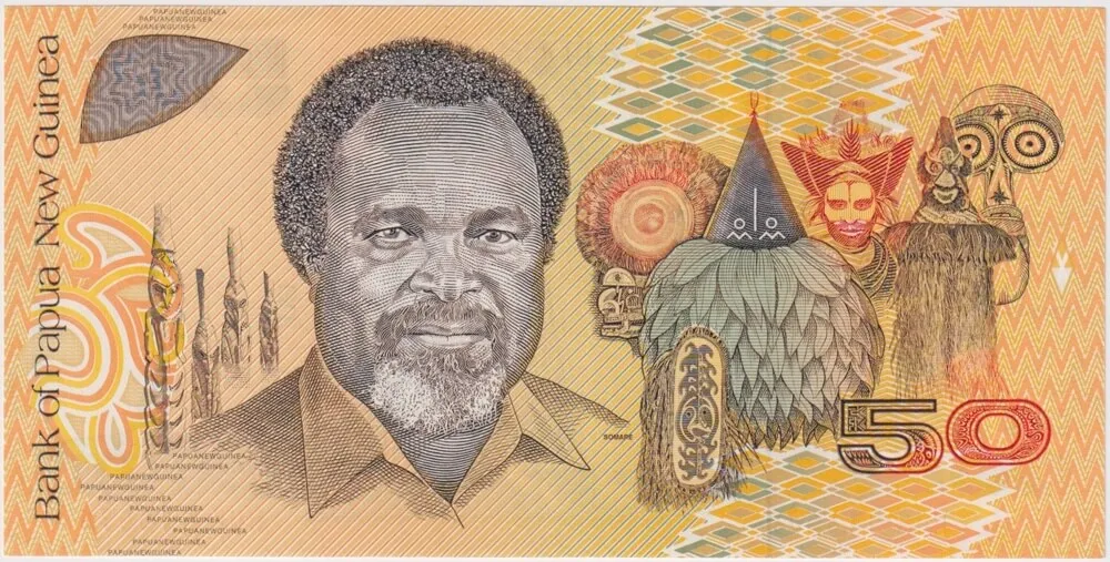 Papua New Guinea 1989 50 Kina P#11 Uncirculated