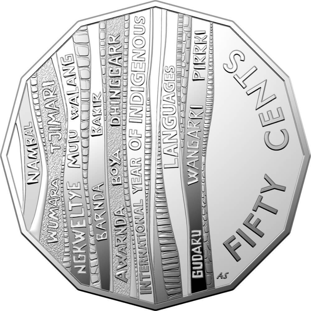 2019 50 Cent Frosted Uncirculated Coin Indigenous Languages product image