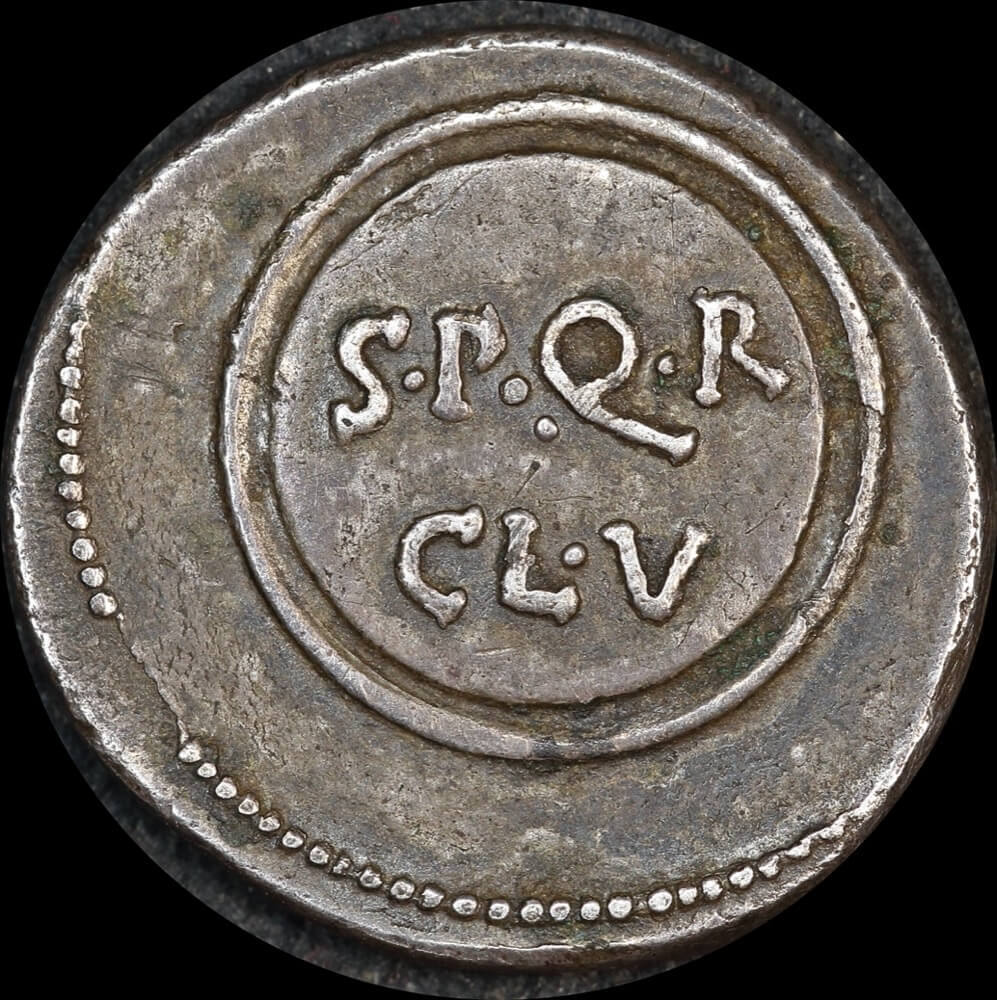 Ancient Rome (Imperial) 27BC ~ 14AD Augustus Silver Denarius Colonia Caesaraugusta RIC 2/42a Very Fine product image