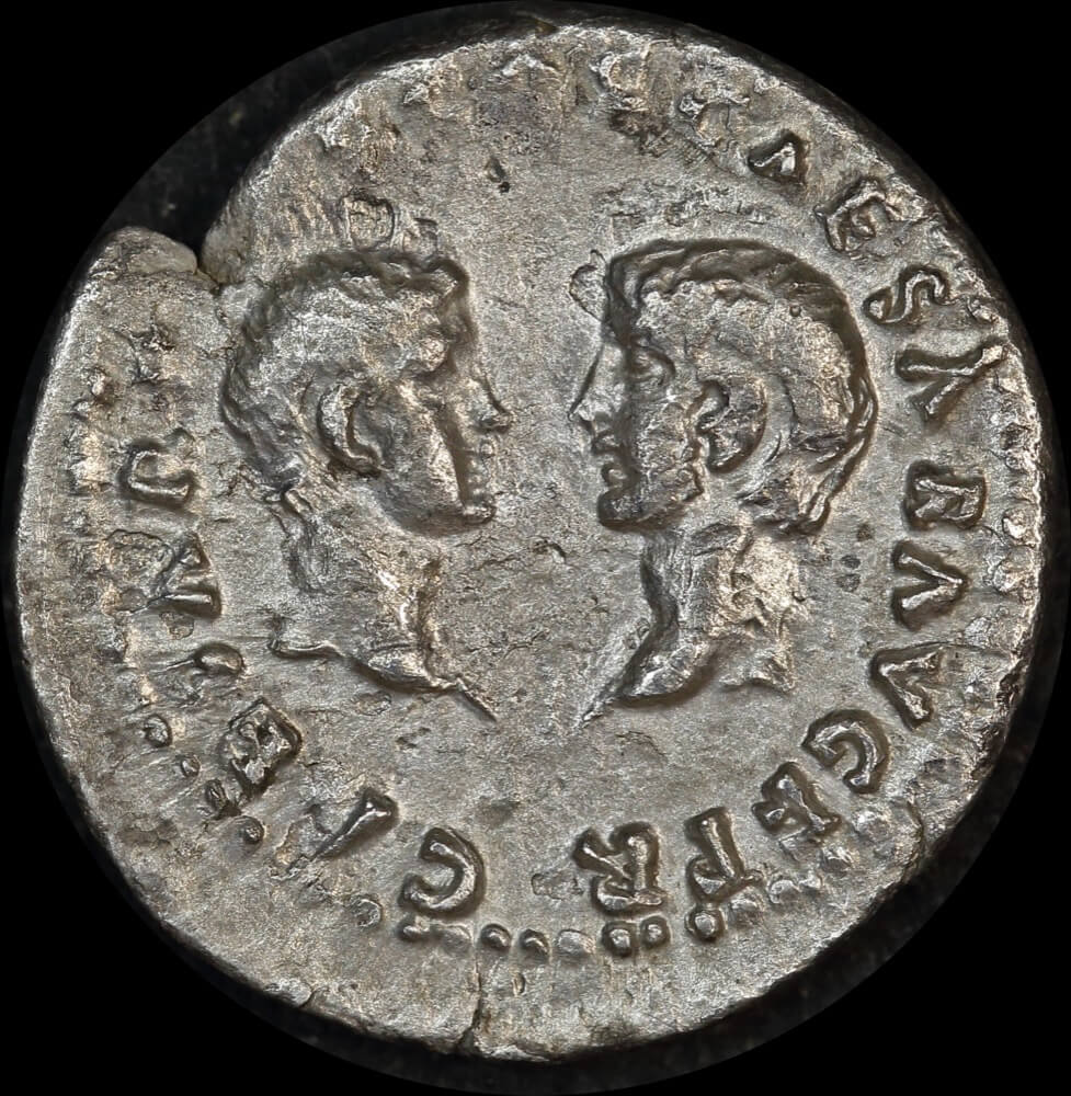 Ancient Rome (Imperial) 69 ~ 79AD Vespasian Silver Denarius Titus and Domitian RIC 2/16 Very Fine product image