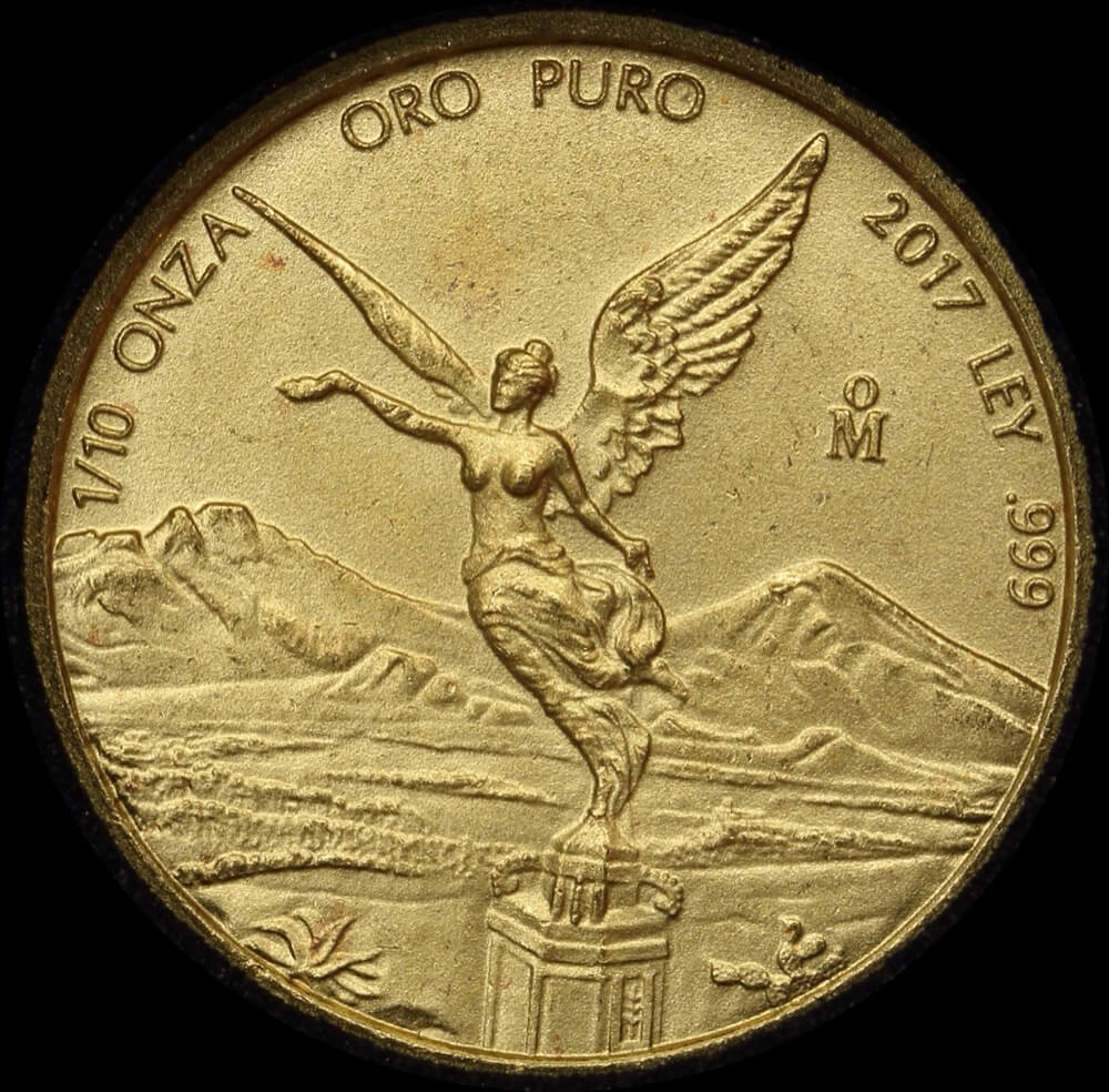 Mexico 2017 Gold 1/10oz Libertad KM#  Uncirculated product image