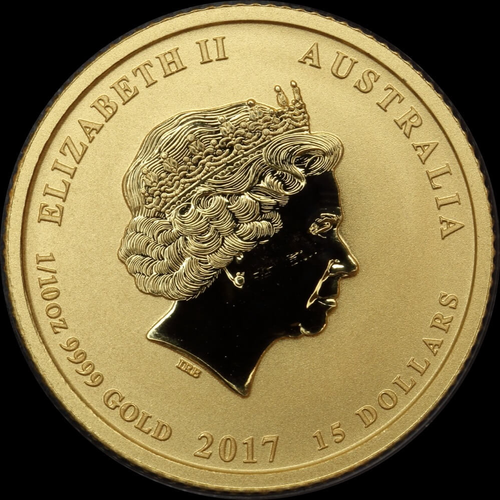 2017 Gold Lunar 1/10 oz Specimen Coin Series II Rooster product image