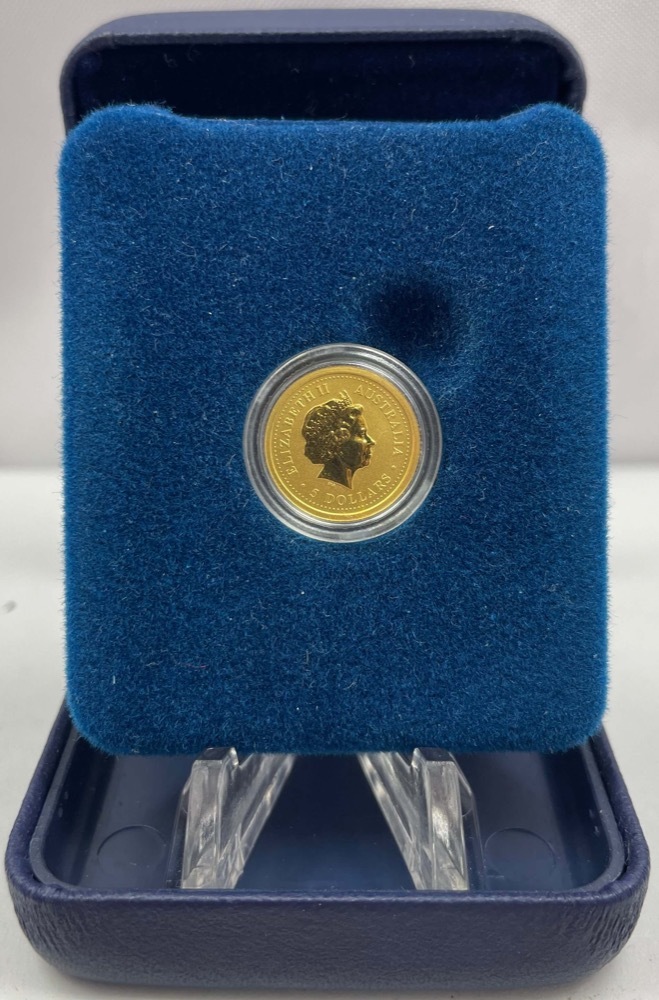 2001 Gold 1/20 ozt Kangaroo Nugget Specimen Coin