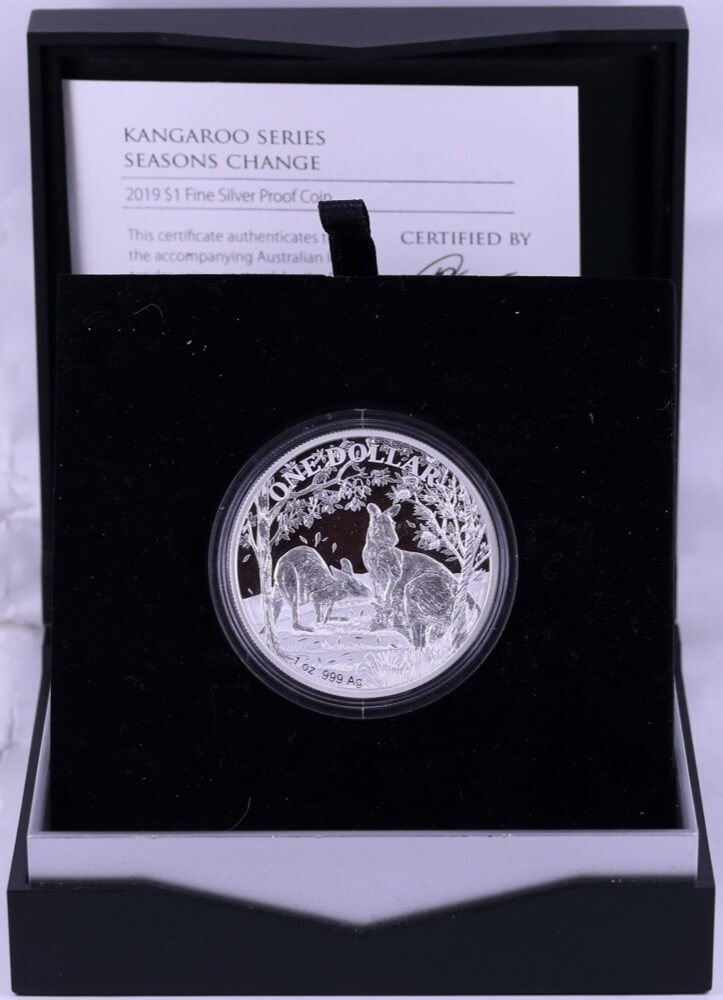 2019 Silver 1 Dollar Proof Coin Seasons Change product image