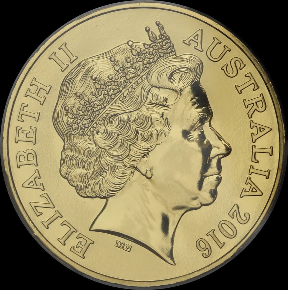 2016 Gold Plated Round 50 Cent First Strike PCGS MS69