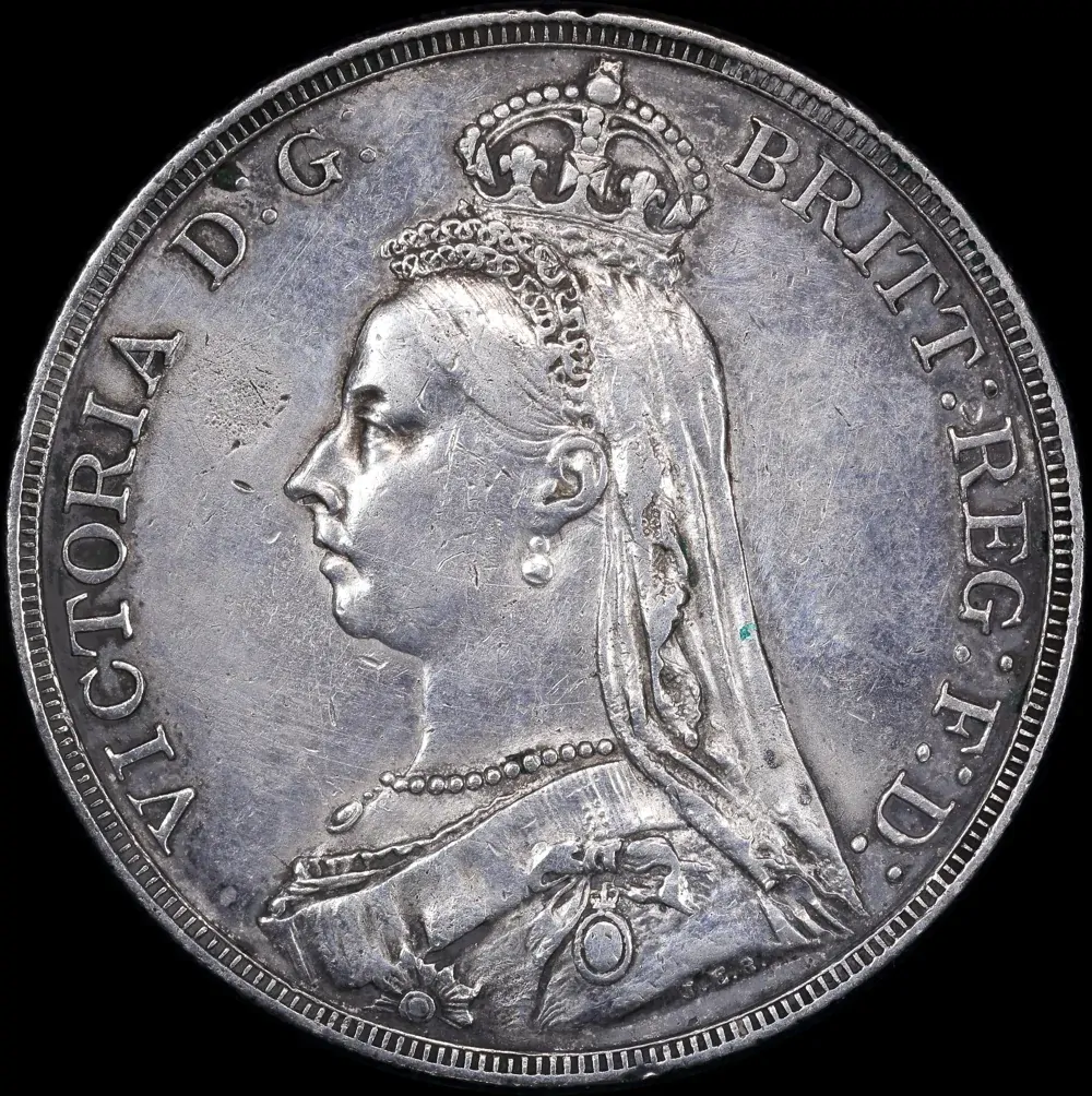 1889 Silver Crown Victoria S#3921 good VF product image