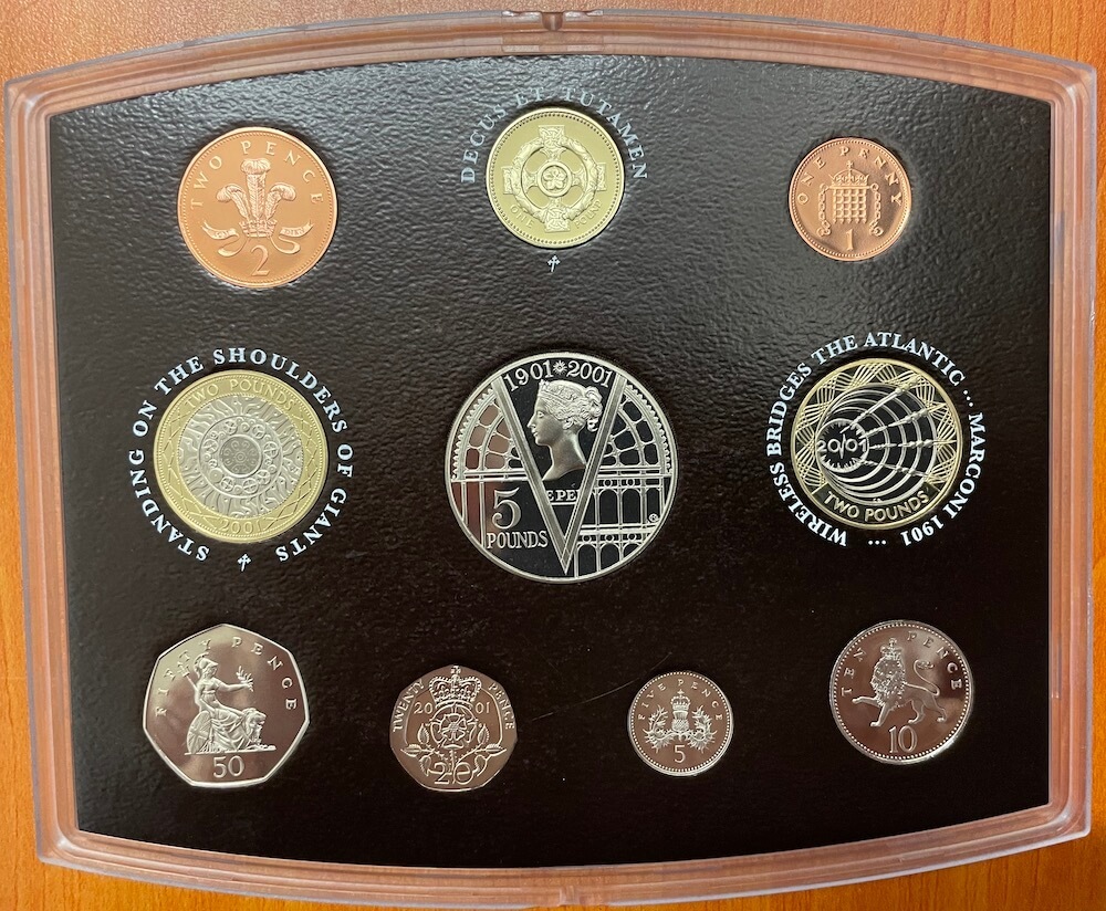 United Kingdom 2001 Proof Coin Set Glimpses of the Victorian Era product image