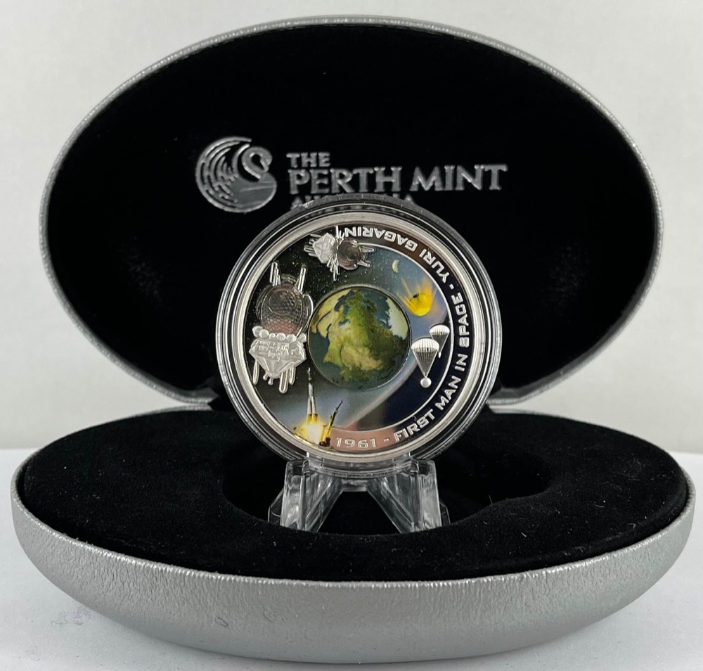 Cook Islands 2008 Silver 1 Dollar Proof - First Man in Space product image