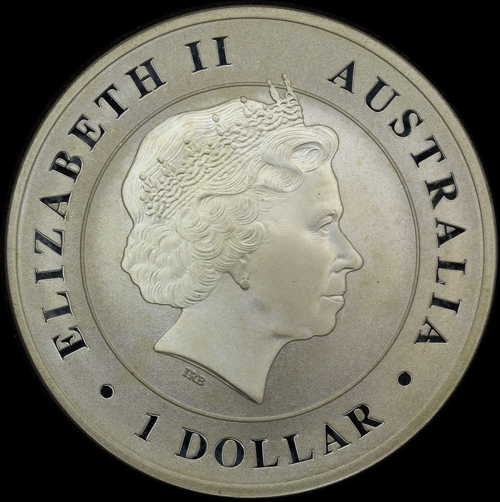 2014 Silver 1 oz Unc Coin Saltwater Crocodile product image