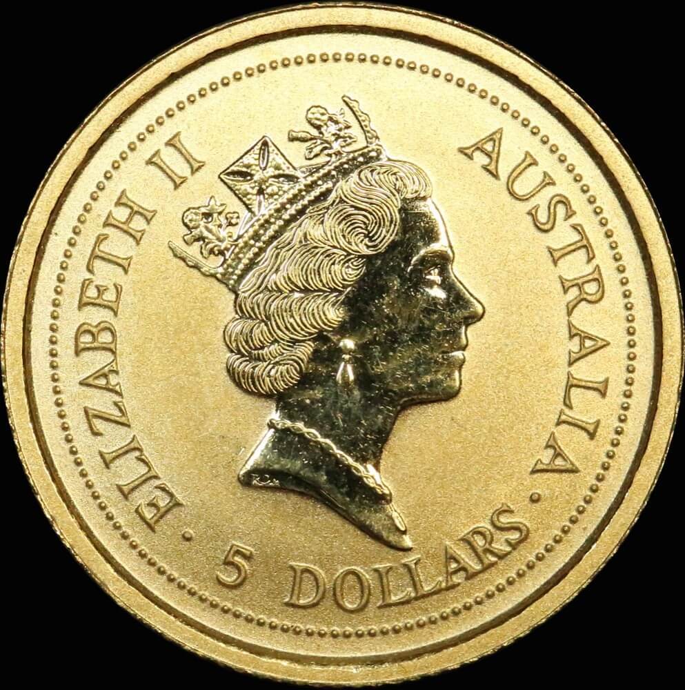 1994 Gold 1/20oz Uncirculated Coin - Kangaroo Nugget