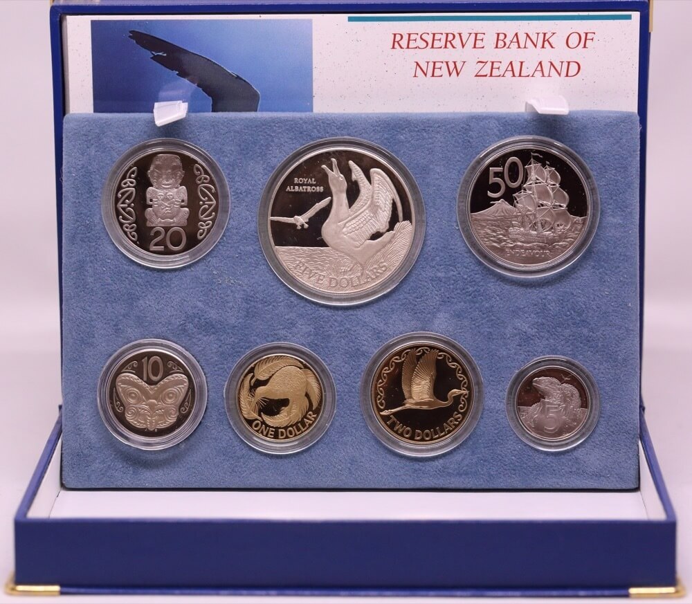 New Zealand 1998 Proof Coin Set Toroa - Royal Albatross product image