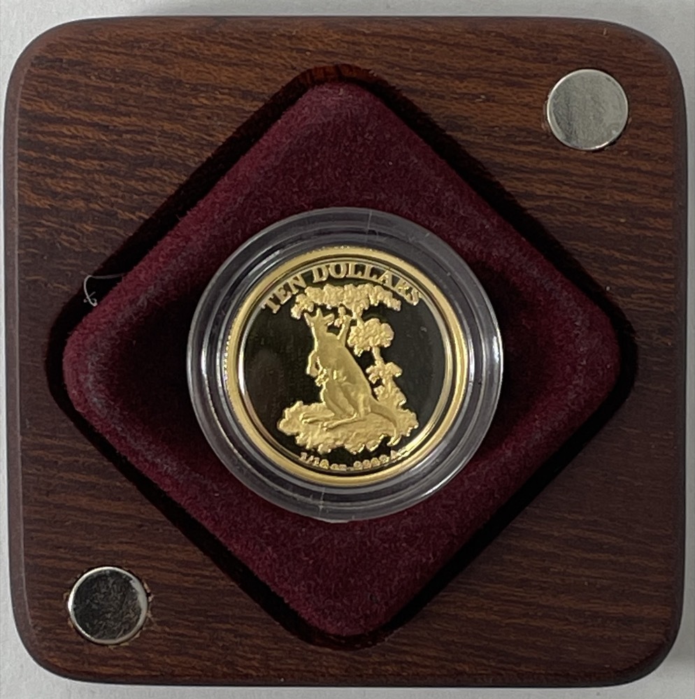 2015 Gold 10 Dollar Proof Coin Kangaroo Series - Explorers Woodthorpe product image