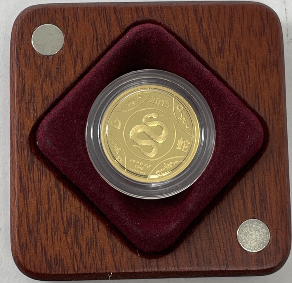 2013 Gold 10 Dollar Proof Coin Lunar - Year of the Snake