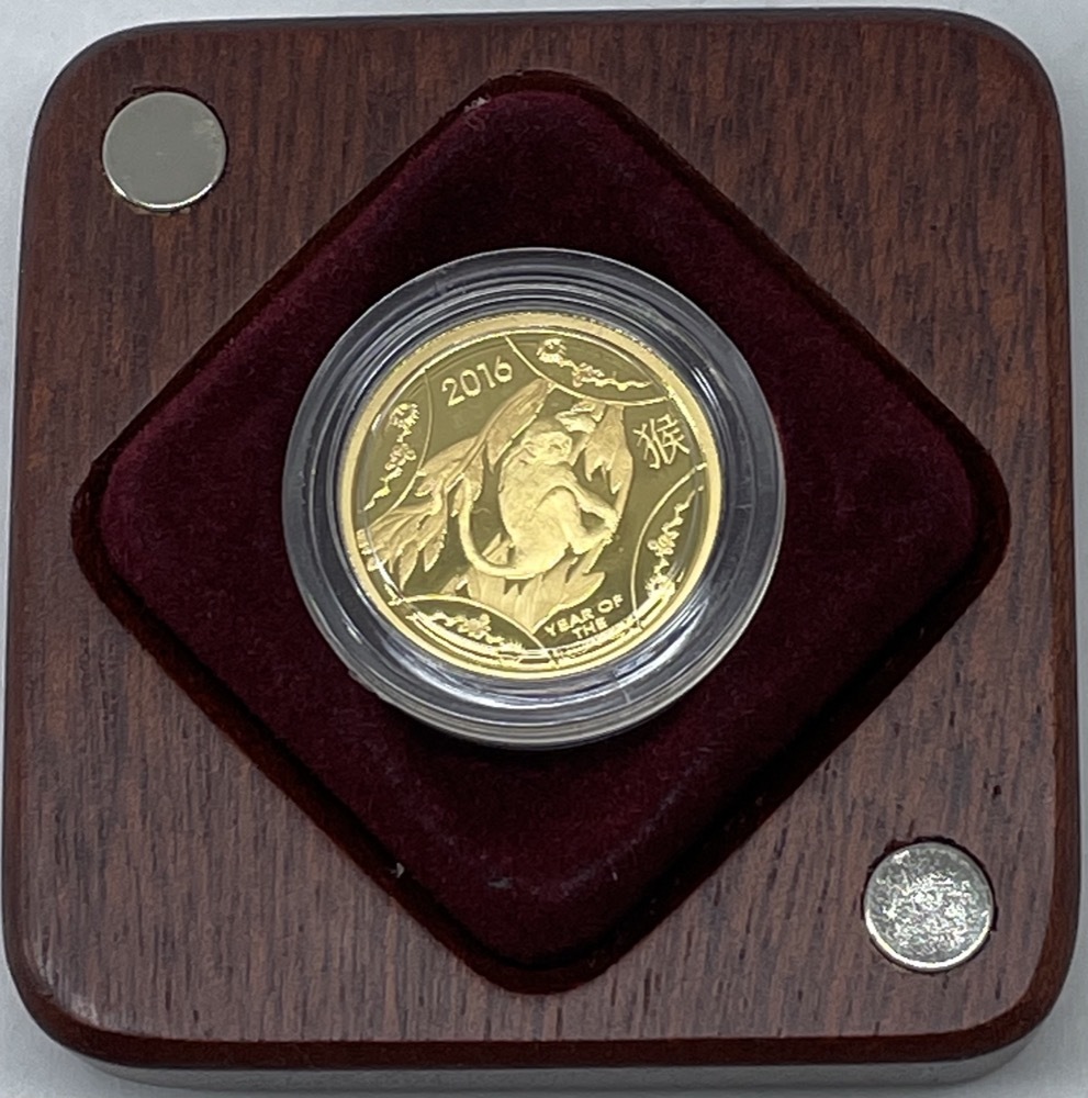 2016 Gold 10 Dollar Proof Coin Lunar - Year of the Monkey product image