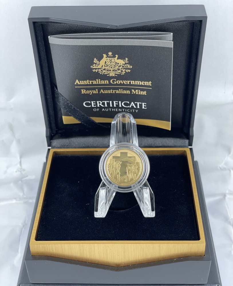 2015 Gold 10 Dollar Proof Coin Anzac Centenary product image
