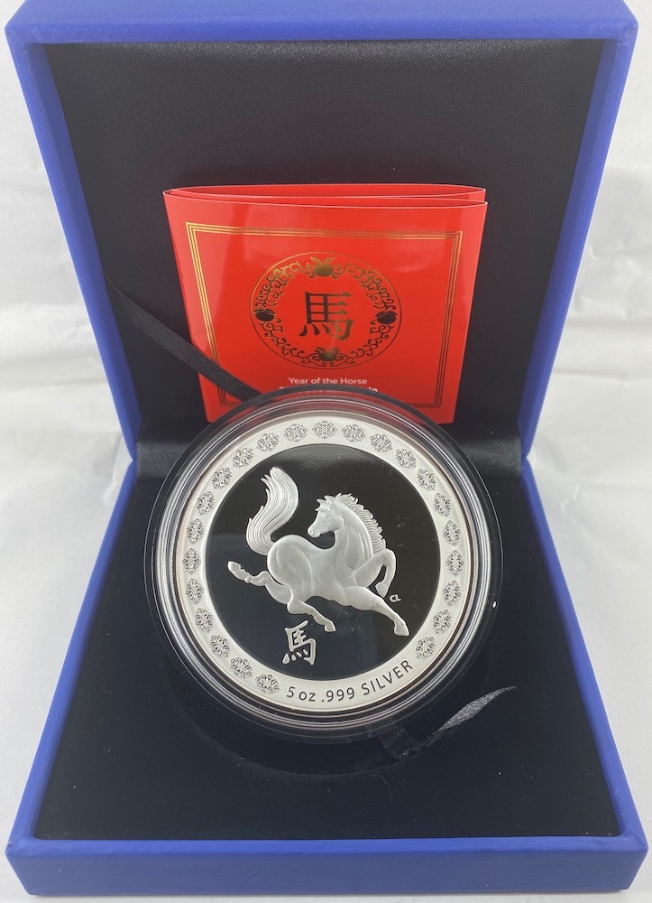 2014 Silver 10 Dollar - 5oz Proof Coin Lunar - Year of the Horse product image
