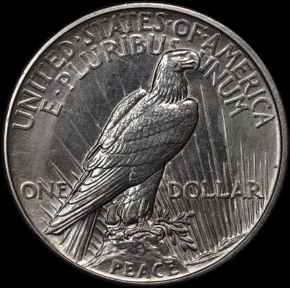United States 1921 Silver Peace Dollar KM# 150 Extremely Fine product image