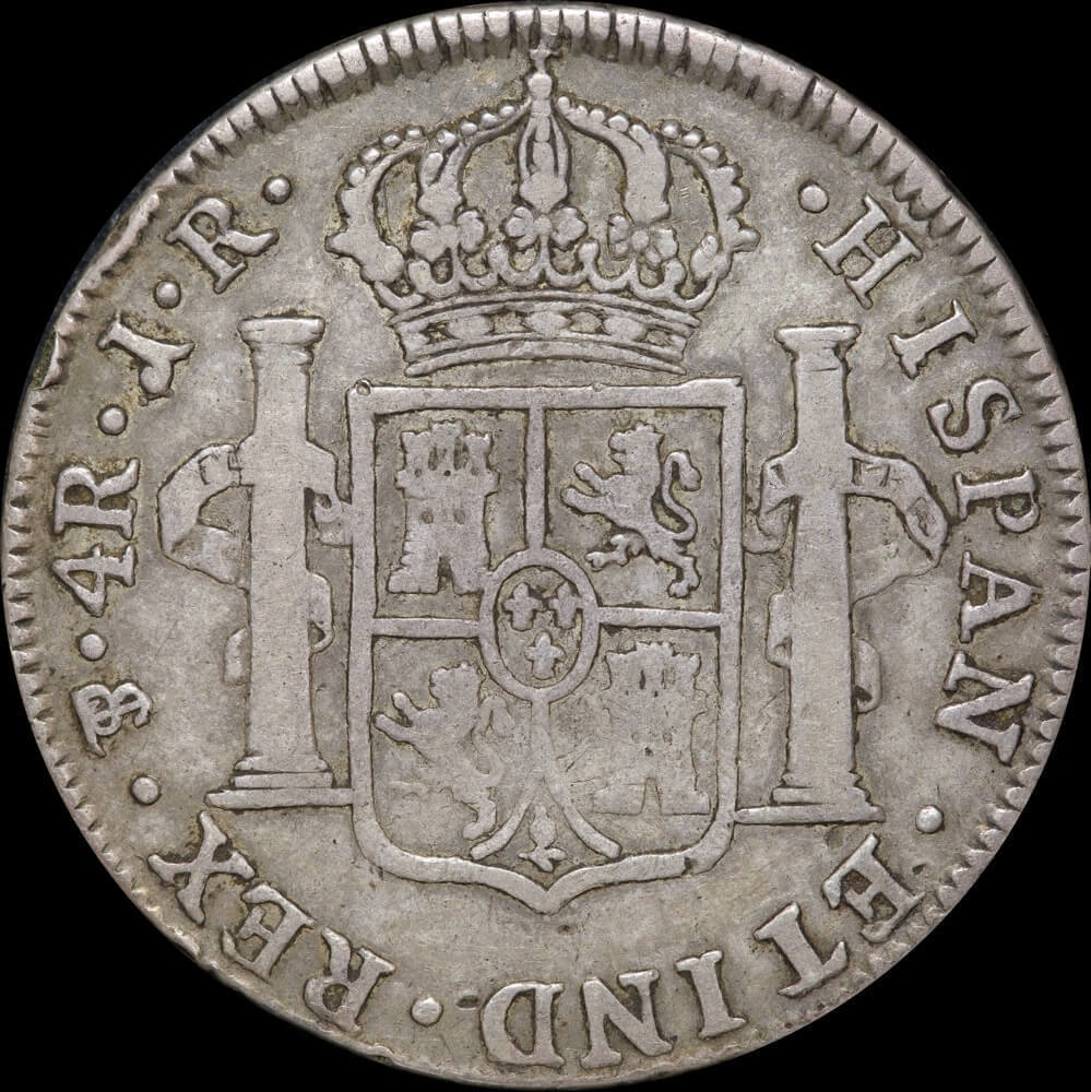 Bolivia 1774 Silver 4 Reales KM# 54 Fine product image