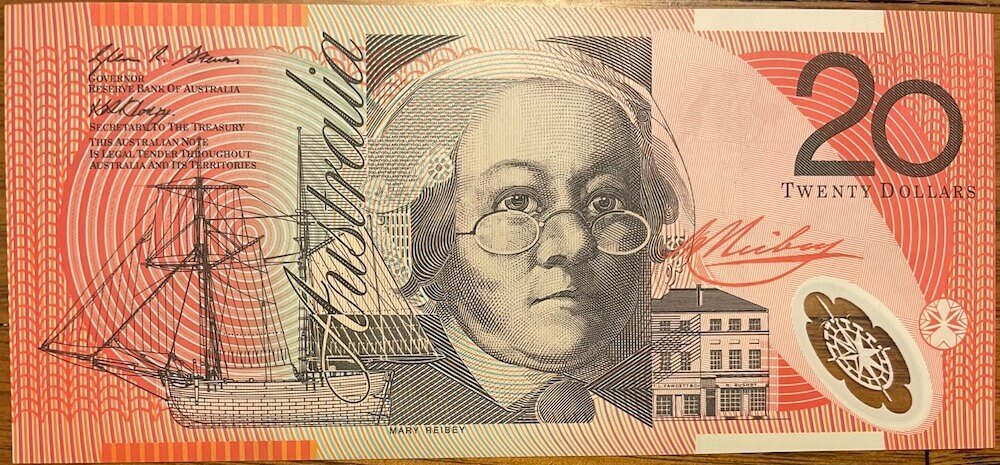 2008 $20 Note Stevens/Henry AA08 First Prefix R421bF Uncirculated