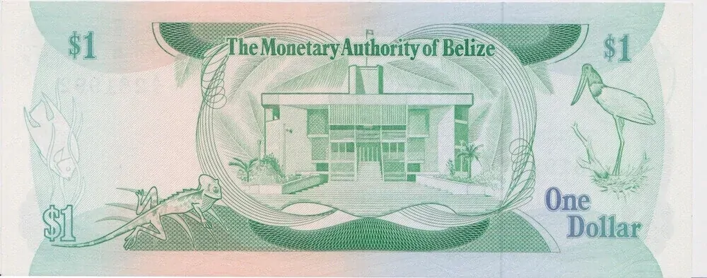 Belize 1980 1 Dollar P# 38a Uncirculated