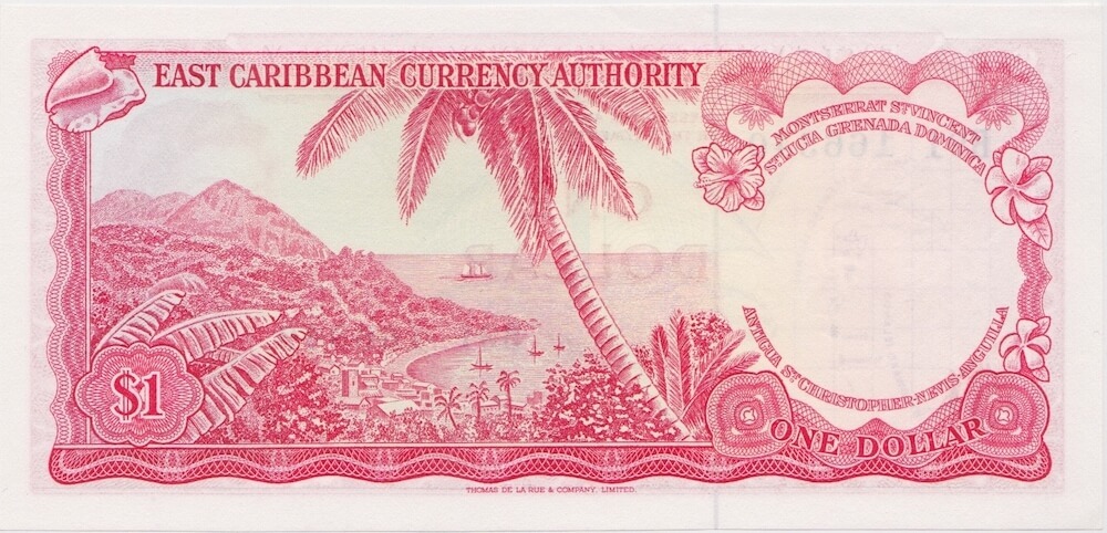 East Caribbean States 1965 1 Dollar P# 13g Uncirculated product image
