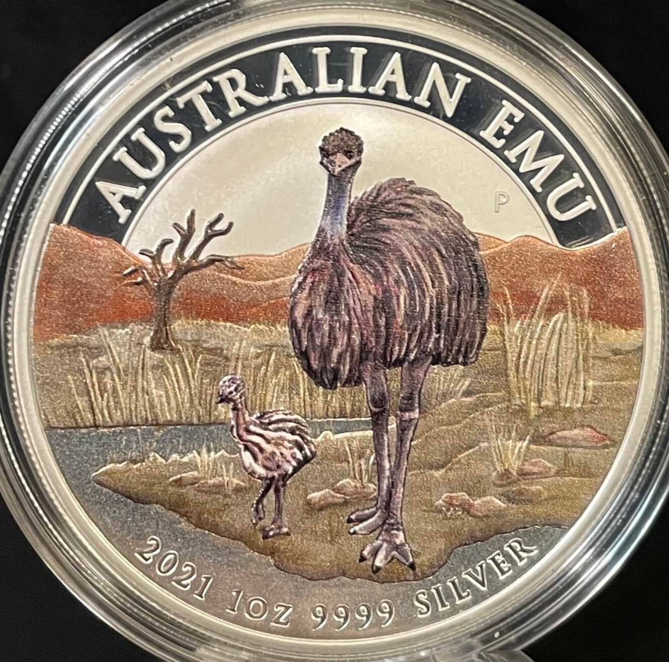 2021 Silver One Ounce Coin Emu Melbourne Money Expo Special product image