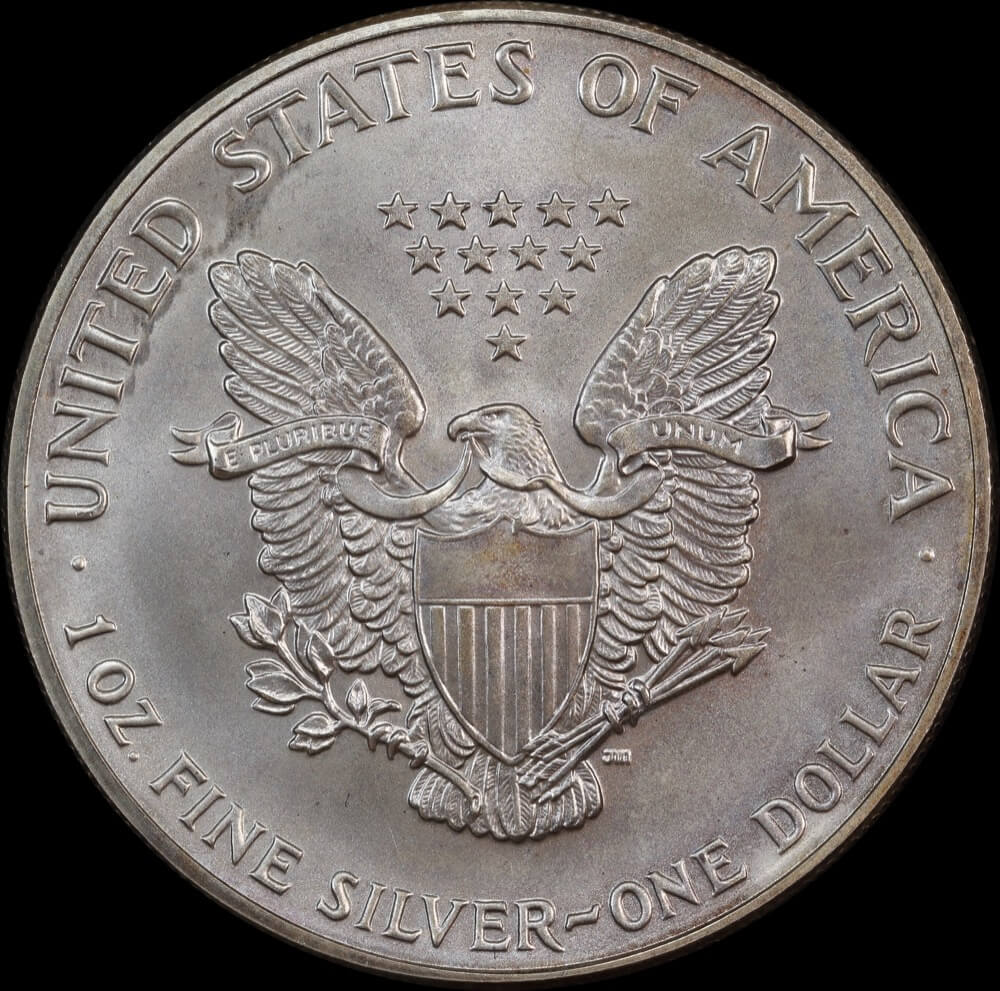 United States 1991 Silver 1oz Eagle KM# 273 Uncirculated product image