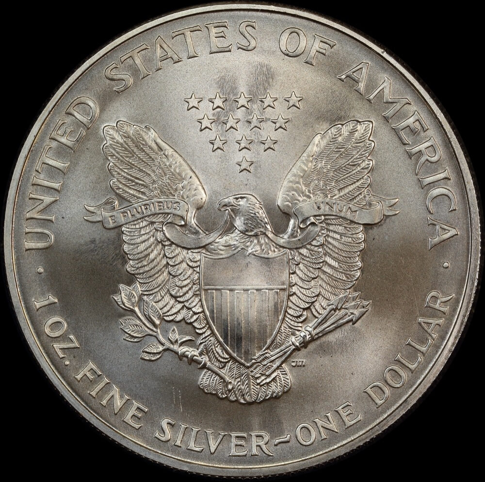 United States 1996 Silver 1oz Eagle KM# 273 Uncirculated product image