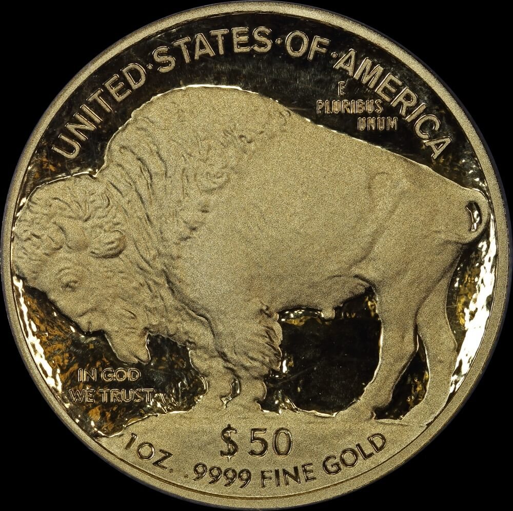 USA 2009 Gold 50 Dollar Proof Buffalo PCGS PR70DCAM First Strike product image