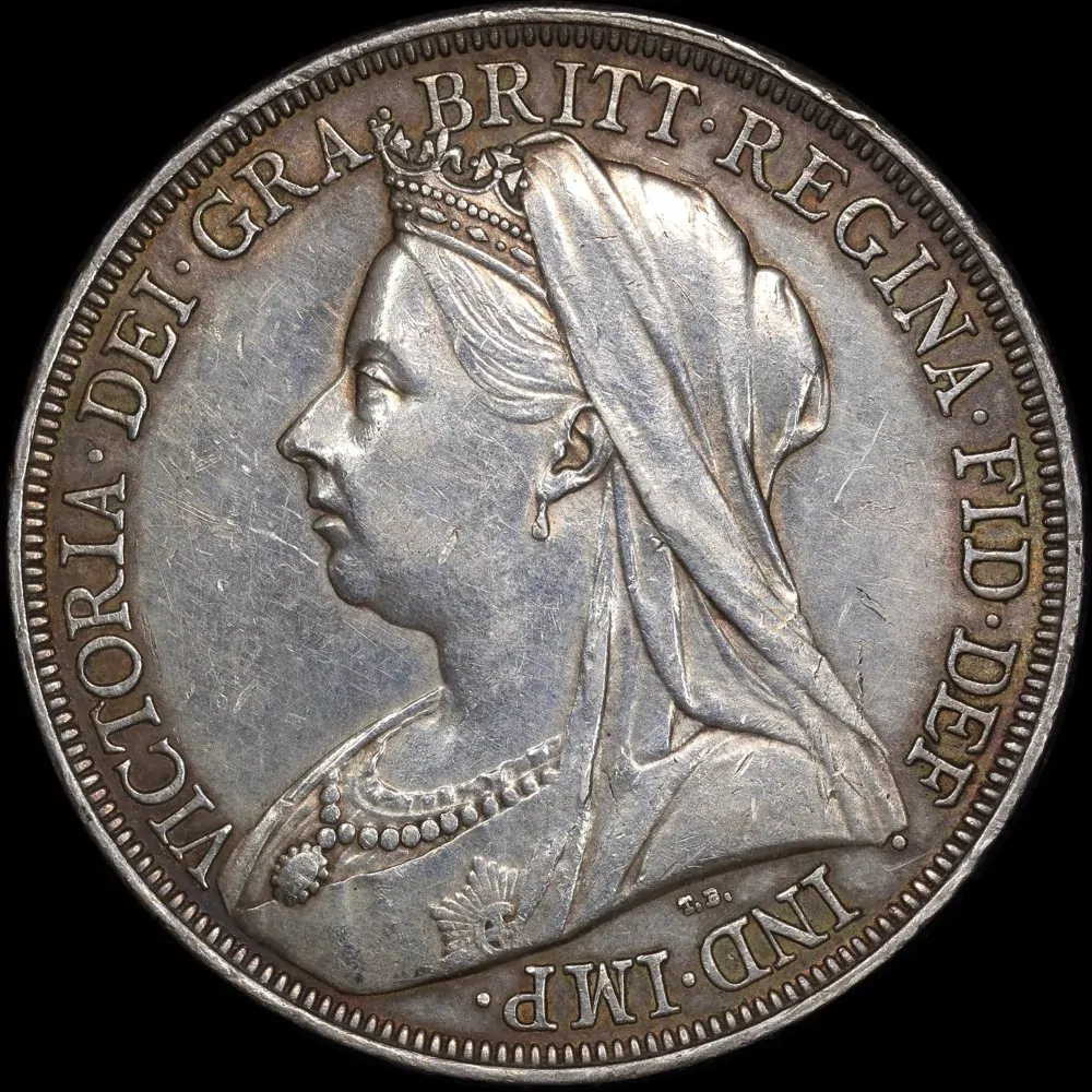 1895 Silver Crown Victoria S#3937 Extremely Fine product image