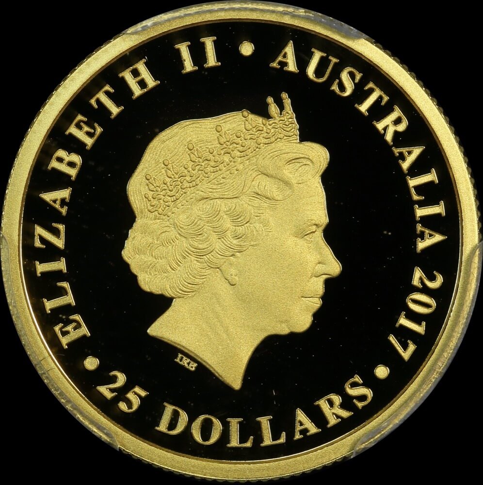 2017 Perth Mint Proof Gold Sovereign PCGS PR70DCAM product image