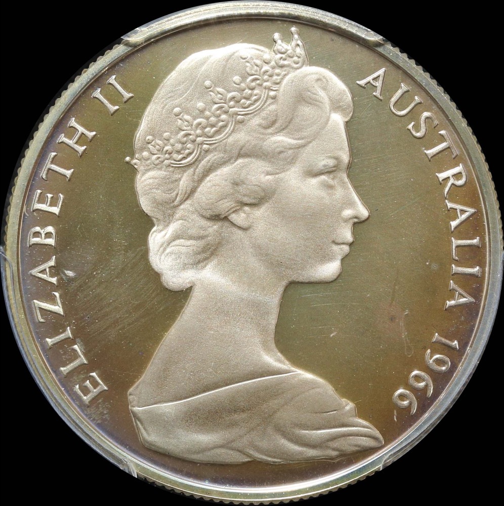 Australia 1966 Proof 50 Cent PCGS PR 67DCAM product image