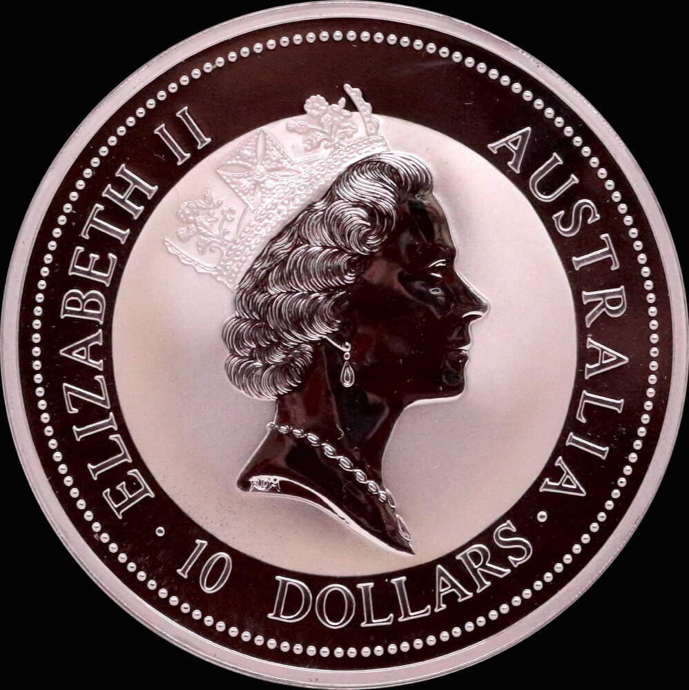 1994 Silver 10 Ounce Bullion Coin Kookaburra 