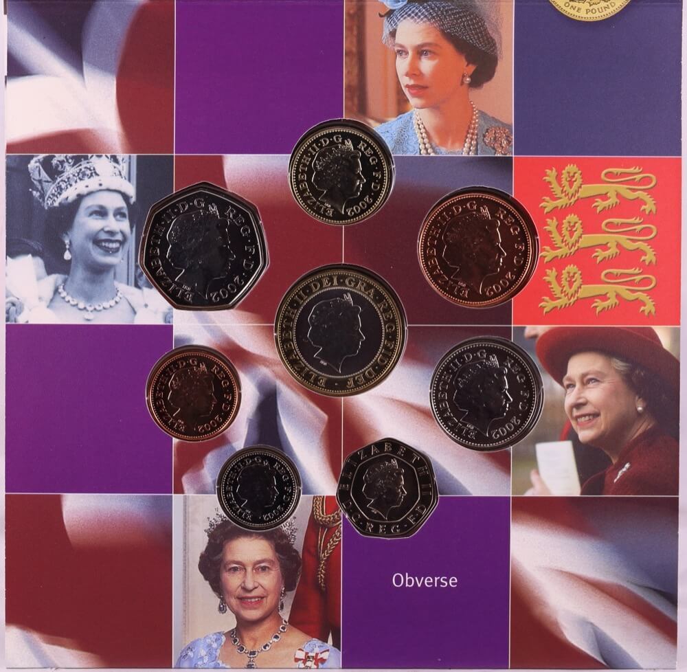 United Kingdom 2002 Uncirculated Mint Coin Set product image