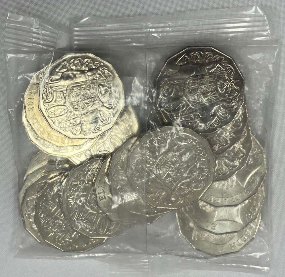 2018 Security Bag of 20 Uncirculated 50 Cent Coins  product image